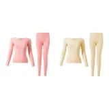 Женский комплект из 2 предметов (розовый + кожа)