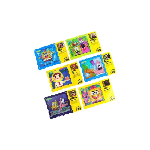 Tide Rising Anime X SPONGEBOB SQUAREPANTS 25-я годовщина Акриловый украшение Пазл Слепые коробки