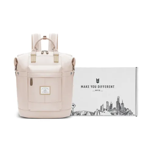 MYD Полиамид Carry Рюкзак Средний Женские Nuts Семена подсолнуха Кокосовый серый