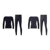 Мужской комплект из 2 предметов (черный + темно-серый)