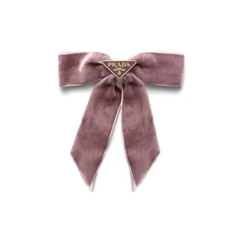 PRADA Ткань Заколки для волос Женские Розовый