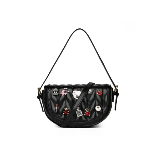 DALO ПУ (полиуретан) Ручная подмышечная сумка через плечо сумка на плечо женская черная синяя зеленая розовая красная коричневая