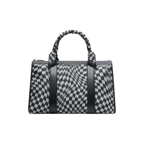 AMIRI Хлопок с кожаными вставками сумка через плечо сумка обычная мужская черная