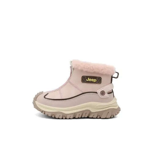 JEEP Высокие Топы Детские Ботинки Хаки Коричневый Лотос Розовый Детский