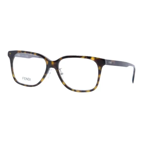 FENDI Пластиковая оправа квадратные оправы для очков унисекс коричневый