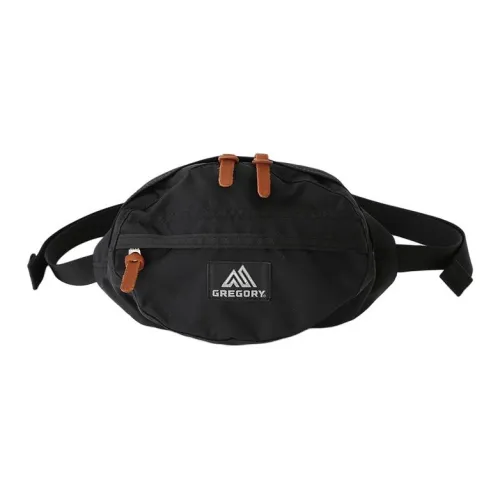 GREGORY Полиамид Слинг Сумка Сумка через плечо Бананка Стандартная Унисекс Чисто Черный