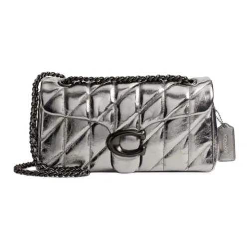 COACH Tabby Sheepskin Crossbody Bag Shoulder Bag Medium Women's Anthracite