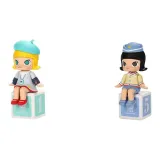 Подтверждение  
Стиль Позиционирование - Маленький Художник + Стюардесса Пилота Синий (Коробка и Включено Пылезащитный Мешок)