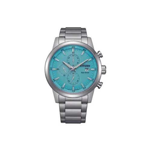 CITIZEN Солнечный Кварцевый Механизм Мужские Часы Eco Drive Series 43 мм Синий