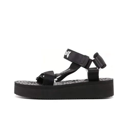 PALM ANGELS Пляжные сандалии Женские Черный