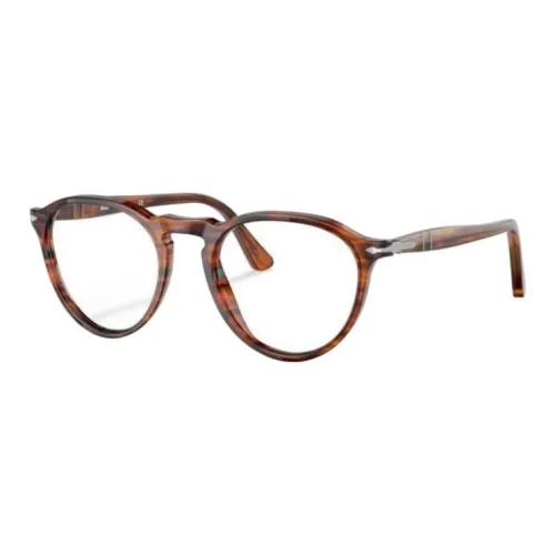 PERSOL Ацетат Круглые Оправы для Очков Мужские Красные