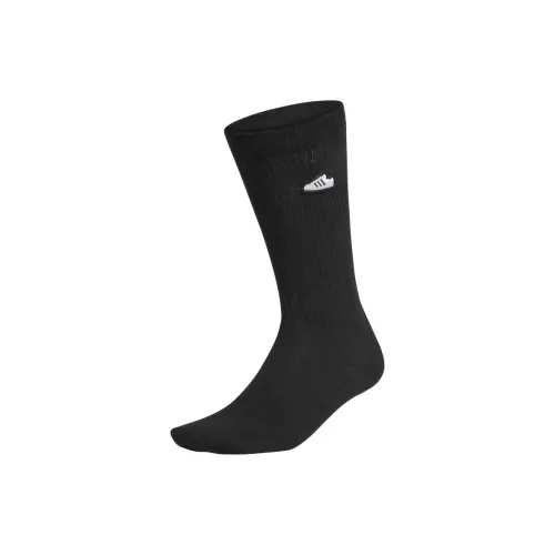 Adidas Originals Носки Crew Унисекс 1 Пачка Черные