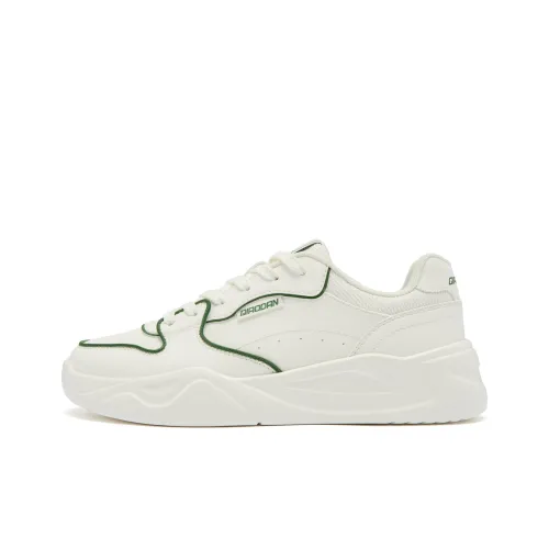 QIAODAN Скейтборд Кроссовки Низкие Сливовый Лист Лотоса Зеленый Мужской