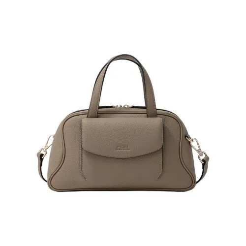 FION Сумка через плечо из коровьей кожи сумка среднего размера женская кремово-абрикосовая