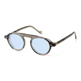 Элегантный серый лист "Лазурь далёкого неба"