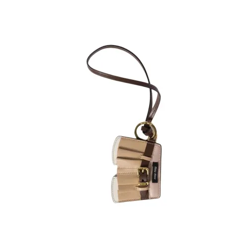 MIU MIU Кожа Сумка Аксессуар Женский Серый Веревки