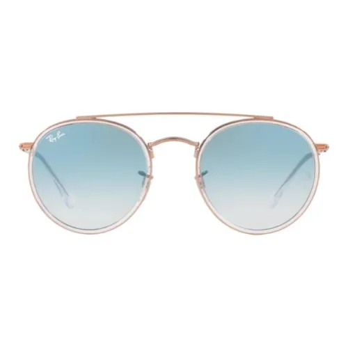 RayBan Металлические Круглые Солнцезащитные очки Унисекс Коричневый