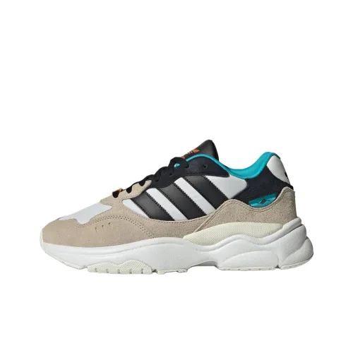 Adidas Originals Retropy F90 Slip-resistant Abrasion-resistant Low Top Casual Running Shoes Men's Black White Brown