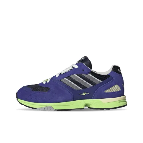 Adidas Originals ZX 4000 Slip-Resistant Abrasion-Resistant Low-Top Беговые кроссовки Женские Фиолетовые