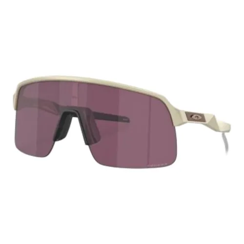 Oakley Ацетат Нерегулярная форма Солнцезащитные очки Унисекс Белый