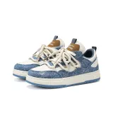 Бежево-синий граффити