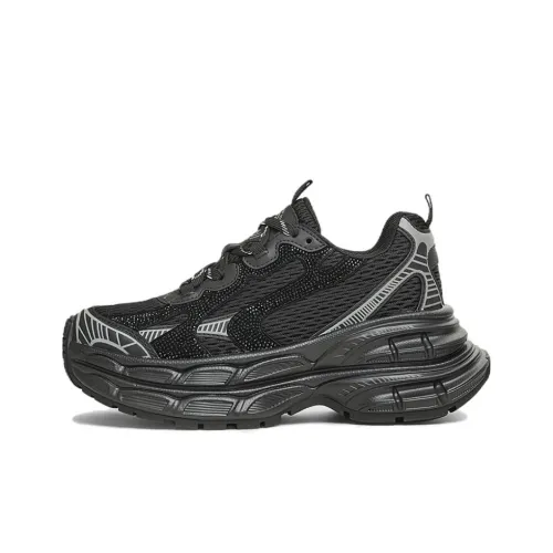 TATA Противоскользящие Низкие Топ Кроссовки с Толстой Подошвой Женские