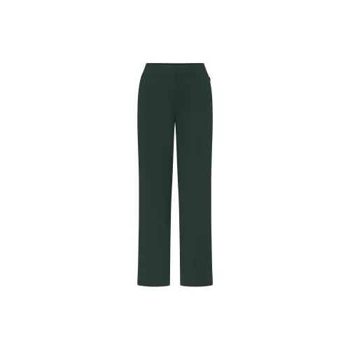 SKIMS FW24 Fake Day Collection Сон Straight Нога Брюки Пижамные штаны Женские Ель Ель