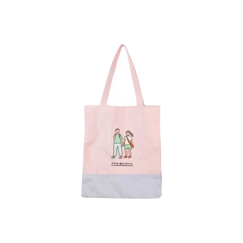 New Balance ZPZ Коллаборация Ткань Тоут Сумка Сумка для покупок Сумка на плечо Сумка Обычный Унисекс Розовый