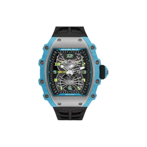 RICHARD MILLE Механизм с ручным заводом Мужские часы 42,68мм*50,12мм Скелет