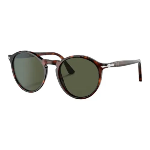 PERSOL Круглые Солнцезащитные Очки Мужские Коричневые