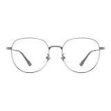 Титановая оправа с металлическими серыми линзами [Легкая версия]