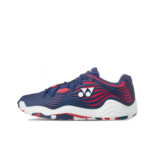 YONEX Теннисные кроссовки Low Top Темно-синий Красный Унисекс
