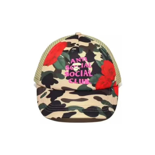 BAPE BLACK Хлопок Бейсболки Унисекс