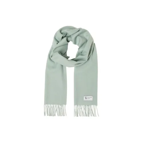 JOHNSTONS OF ELGIN Кашемир Вязаные Шарфы Женские Зеленый
