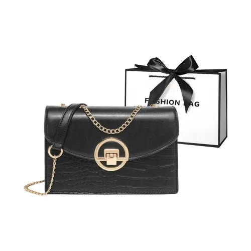 LETOO ПУ (полиуретан) Сумка через плечо Сумка на плечо Средняя Женская Черная