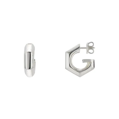 GUCCI 941 Серьги Серебряные Унисекс Серебряные