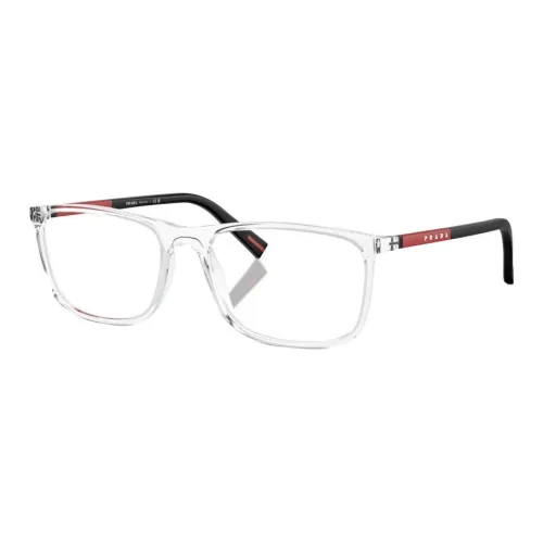 PRADA Резина Инъекционный Прямоугольный Оправы для очков Мужской Белый