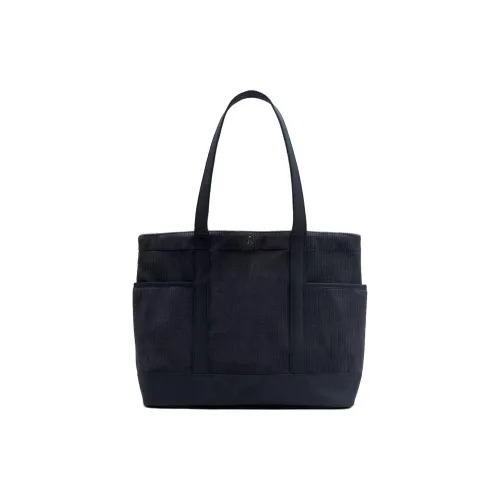 lululemon Хлопок Тоут Сумка Сумка для покупок Сумка Обычная Унисекс Морской Синий