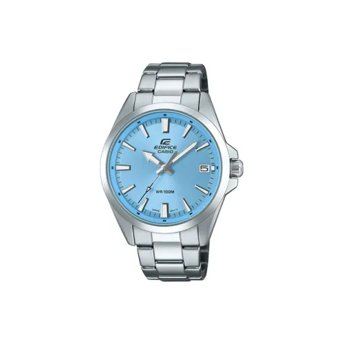 CASIO EDIFICE Кварцевый механизм нержавеющая сталь ремешок мужские часы синий циферблат