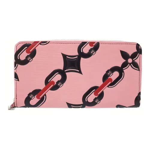 LOUIS VUITTON EPI Кожа Кошелек Стандартный Женский Розовый