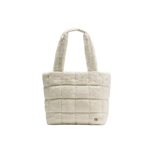 lululemon Стеганый Переработанный Полиэстер Сумка Стандартная Женская Белая