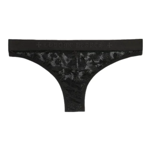 Chrome Hearts FW24 Стринг Женские 1 Пачка Черный