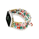 Ремешок для рождественского позиционирования, маленький, золотая бусина.