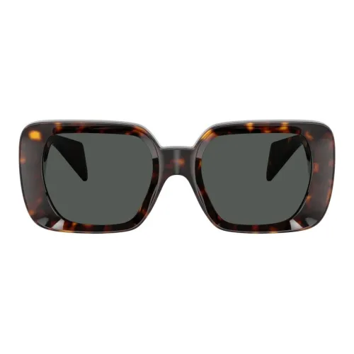 VERSACE Воздухоплавание Квадратные Солнцезащитные очки Женские Черепаховый