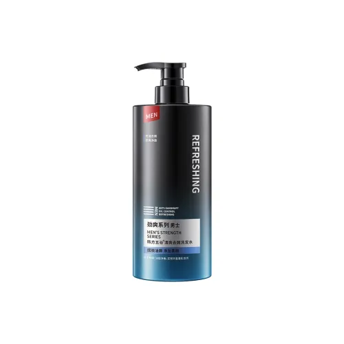 Korean Grain Мужской Освежающий And Oil Control Шампунь Лечение Перхоти Прохладный и Освежающий Облегчение Зуда 800 мл