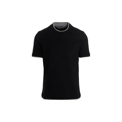 BRUNELLO CUCINELLI Черные Мужские Рубашки