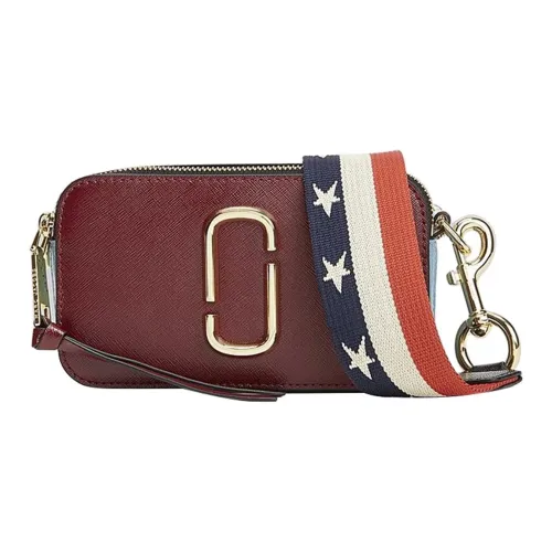 MARC JACOBS Snapshot Корова Кожа Камера Сумка Сумка через плечо Женская Темно-красная