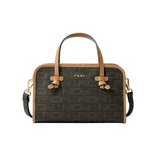 FION Сумка через плечо из искусственной кожи женская кофейного цвета