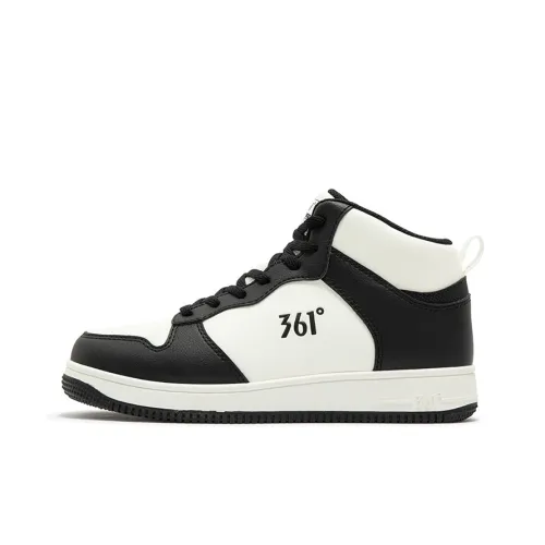 361° Air Force One Термический Slip-resistant и устойчивый к истиранию Высокий топ Скейтборд Кроссовки Женские Черный Белый