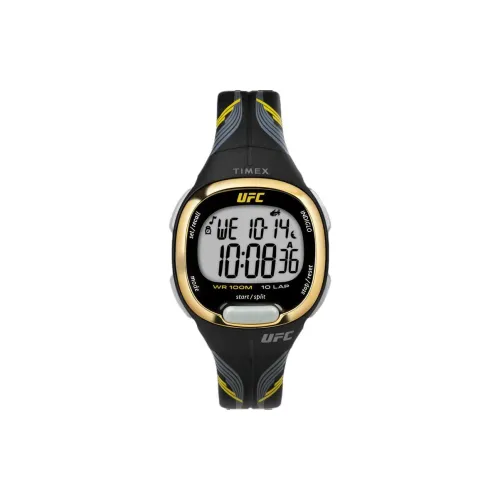 TIMEX UFC STRENGTH Collection Наручные часы Кварцевый механизм Смольный ремешок 33 мм Серый циферблат Женские часы